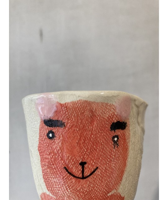 orange bear cup|piala